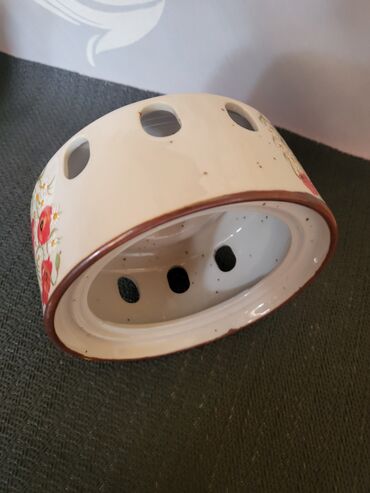 Čajnici: Cajnik nov sa gorionikom kameni porcelan iz 70,80ih god. Cajnik sa — 11