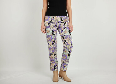 sandały czarne vices: Vila, Material trousers for women, size S