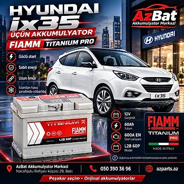 Fiamm, 60 ah, Orijinal, Fransa, Yeni