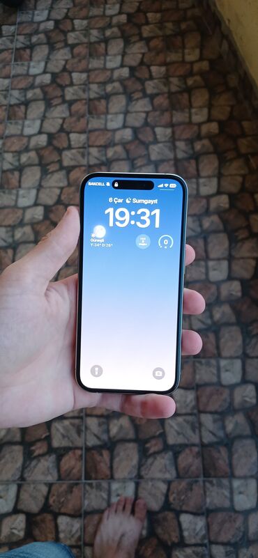 IPhone 15 Pro, 128 ГБ, Natural Titanium, Отпечаток пальца, Face ID