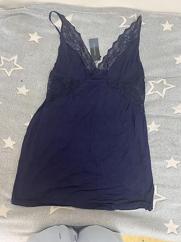 gecə köynəyi: Brend: Trendyol Model: Zərif krujeva detallı qadın gecə köynəyi/top — 1