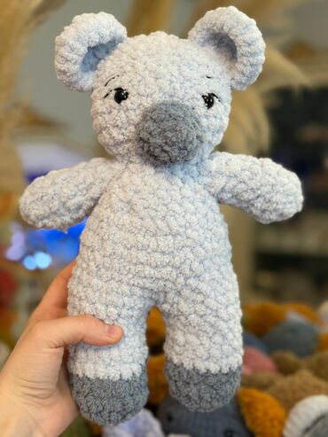 Oyuncaqlar: Yumuşaq toxumalı plyuş ayıcık oyuncaqları - Material: hiper-yumşaq — 2