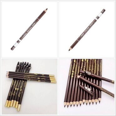 breezare карандаш для бровей: Карандаш подводка для начинающих, длина 17 см, цвет коричневый