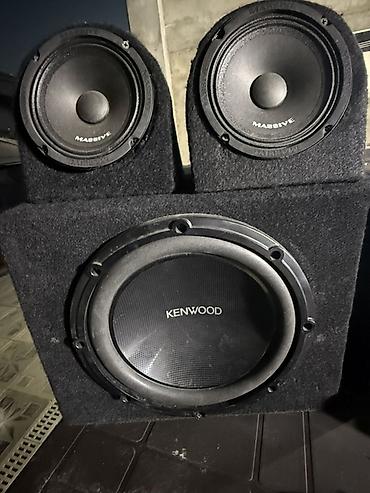 massive dinamik: Avtomobil üçün səs sistemi komplekti - Subwoofer: Kenwood bas dinamik — 3
