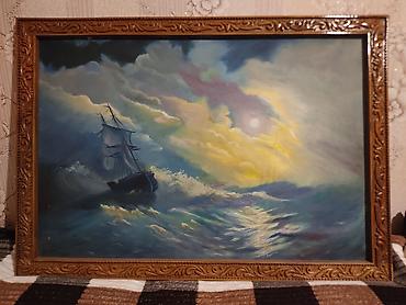 faberlic məhsulları və qiyməti: Yağlı boya tablo – Dəniz mənzərəsi 🎨 Orijinal əl işi rəsm 🌊 Möhtəşəm — 2