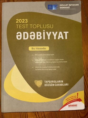 ədəbiyyat dim kitabı: 2023-cü il qəbul imtahanlarına hazırlaşan abituriyentlər üçün nəzərdə