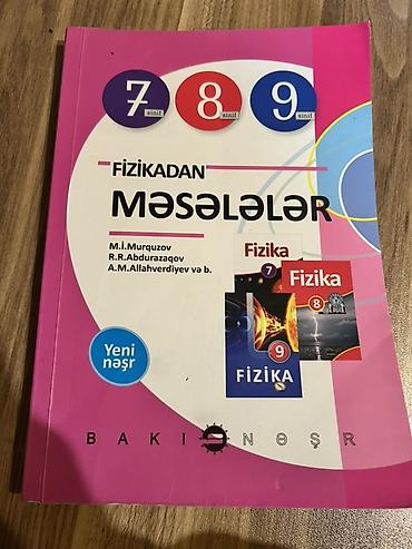 📚 Fizika – 7, 8 və 9-cu siniflər üçün məsələ kitabı Fizika fənni üzrə lalafo.az -da 📚 Fizika – 7, 8 və 9-cu siniflər üçün məsələ kitabı Fizika fənni üzrə