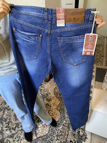 джинсы мужские американская: Джинсы M (EU 38), L (EU 40), цвет - Синий