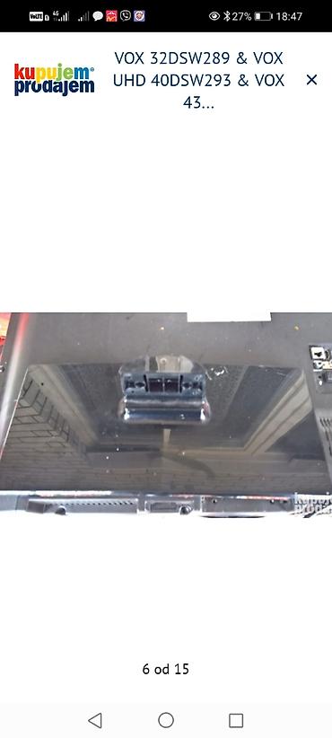 Aksesoari za TV i video: VOX LED televizori – delovi i ploče Dostupni delovi i oznake sa — 7