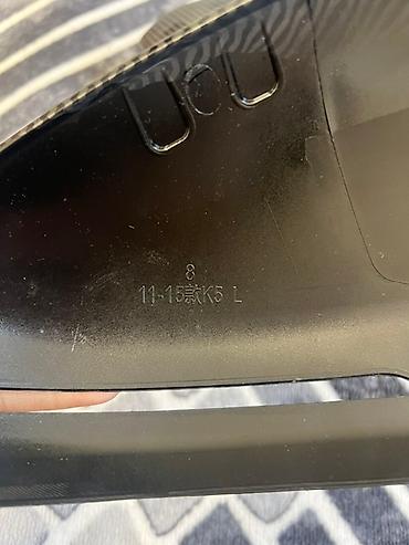 Транспорт: Накладки на наружные зеркала для Kia K5 (надпись на внутренней — 4