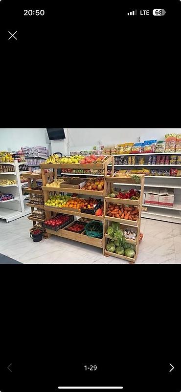 витрина фрукты овощи: Полка для овощей, Новый, Дерево, Самовывоз — 9