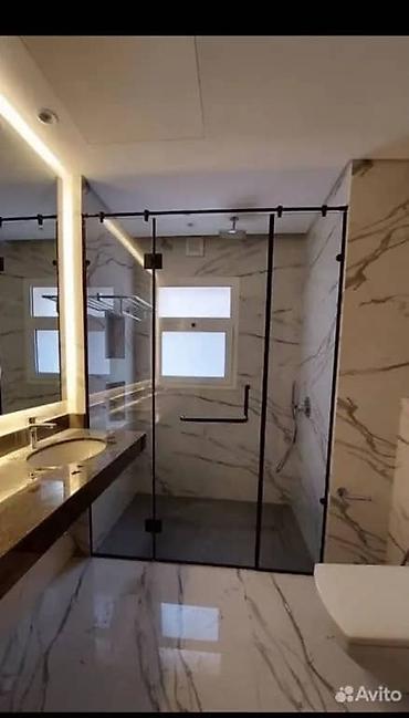 Душевые перегородки и ограждения: Ассаламу алекум тугандар Айнек тосмолорду жасайбыз кузгу подсветка — 16