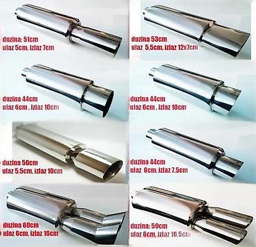 raspon rupa: Sportski lonac auspuh - model 2. Sportski lonac auspuh - prohrom — 3