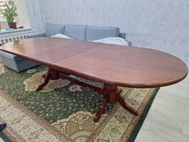 Столы для зала: Стол для зала, Б/у, Складной, Овальная, Дерево