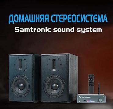 Динамики и колонки: Домашняя стереосистема Samtronic Sound System + усилитель — мощная — 1