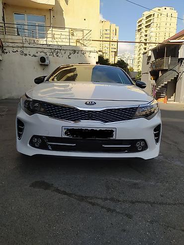 magar satisi: Kia Optima SXL Turbo – ağ rəngli, sedan kuzov. Güclü və qənaətcil — 1