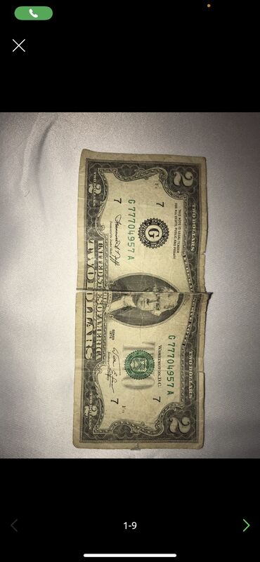 Статуэтки: 2 dollar 1976-ci ilin