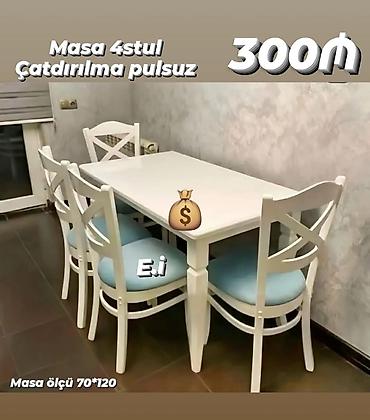 Столы и стулья: Masa desti rəng seçimi var — 1