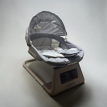 билье: Электронная колыбель-качалка для новорожденных Coolbaby (серый) - — 1