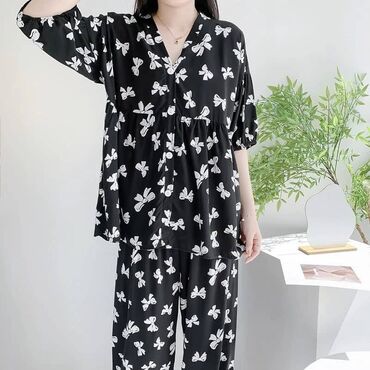 Брючные костюмы: Брючный костюм, Рубашка, Китай, Хлопок, Лето — 8