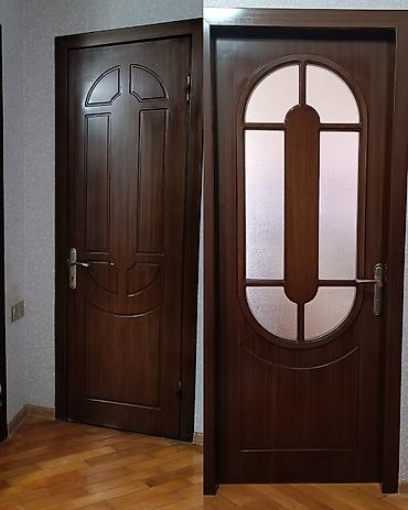 qapilar ev: 6 eded qapi. 4 otaq, 2 hamam qapisi. Olcu 210x80. 1 ededi 70azn — 1