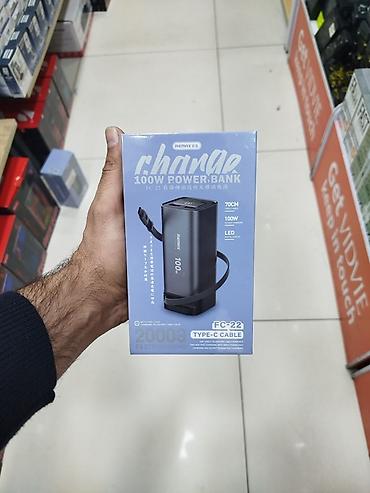 remax power bank: Remax Change 100W Power Bank – FC-22 - Tutum: 20000 mAh - Sürətli — 1