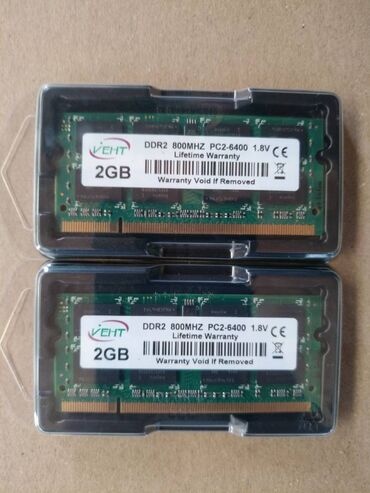 ddr2 для ноутбука: Оперативная память, Новый, 2 ГБ, DDR2, 800 МГц, Для ноутбука