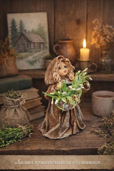 Другой декор и предметы интерьера: Сувенир, фигурка,подвеска Лесная хранительница подснежников Лесная — 13