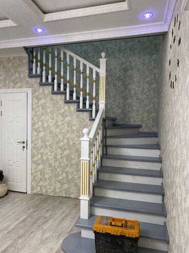 Деревянные лестницы: Лестница,жасайбыз, фанера,шпон,соснадан — 4