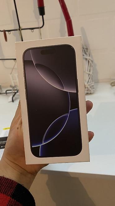 IPhone 16 Pro, Новый, 128 ГБ, Black Titanium, Коробка