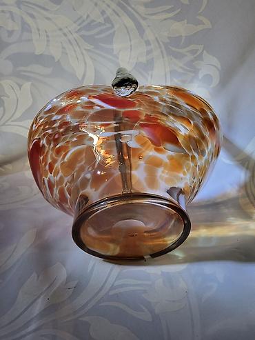 Ostalo posuđe: Korpa nova Dragan Drobnjak rucni rad iz 70ih.god. Murano korpa duvano — 4