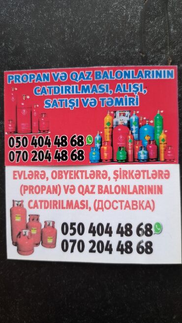 diskilerin satisi: Propan qaz balonlarin alşi satşi catirilmasi ve temiri Evlere