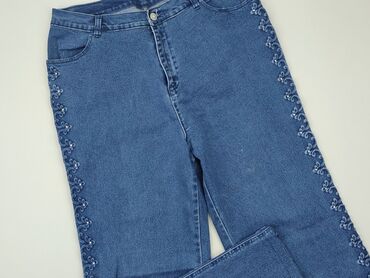 spodnie dresowe do kolan damskie: Jeans, M (EU 38), condition - Very good