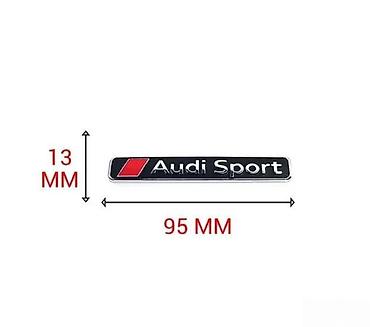 Auto delovi, gume i tjuning: Audi Sport samolepljiv znak - metalni. Samolepljiv metalni znak. ✨ — 4