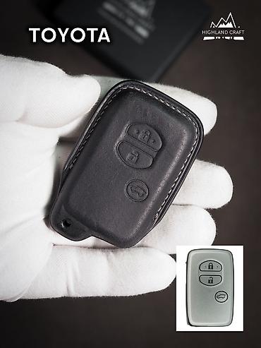 кожаный чехол: Чехол для ключей Toyota из натуральной итальянской кожи. ✅Ручная — 6