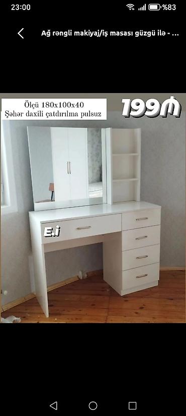 makiyaj stol: Yeni, MDF — 1
