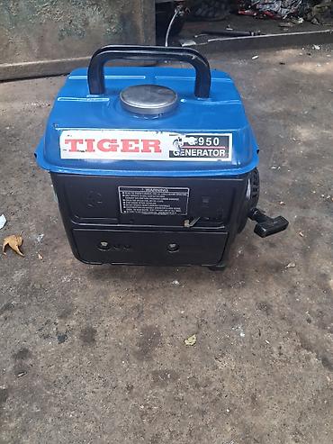 asilqan satilir: Tiger TG950 benzinli generator + daşınan hava kompressoru çənləri — 1