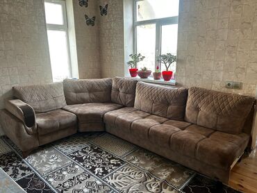 lalafo divanlar: Künc divan, İşlənmiş, Açılan, Bazalı, Vеlur parça, Çatdırılma yoxdur