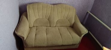 диван одно местный: Модульный диван, цвет - Бежевый, Б/у