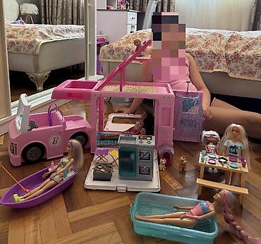 gozəl oyunlar: Orgınal barbıe karavan,540manata alınıb,tezedır,qiymet yaxilib — 8