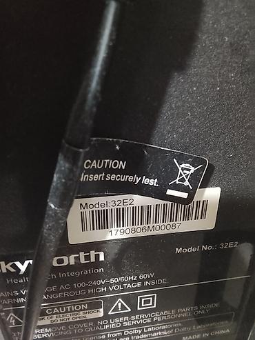 ТВ и видео: Skyworth 32E2 LED televizor - Ekran diaqonalı: 32 düym - Panel: LED — 3