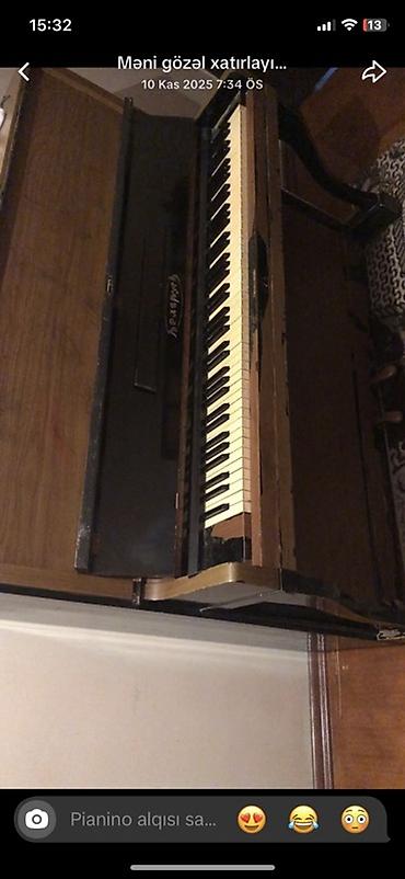 Klavişli alətlər: Kohne madel. Pianino .tecili evden cixmalidi.50 az . Son qiymetdi — 1