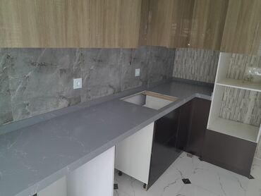 Sifarişlə mətbəx mebeli: Sifarişlə mətbəx dəsti, Özü çəkən petlələr, MDF, Kredit var, Pulsuz çatdırılma — 11