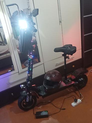 Elektrikli samokatlar: Elektrik skuteri – Faster RS7 (oturacaqlı, güclü faralar və tam — 5