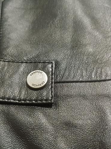 Kurtkalar: Derimod kişi dəridən gödəkçə – ölçü M - Rəng: qara - Material: həqiqi — 4