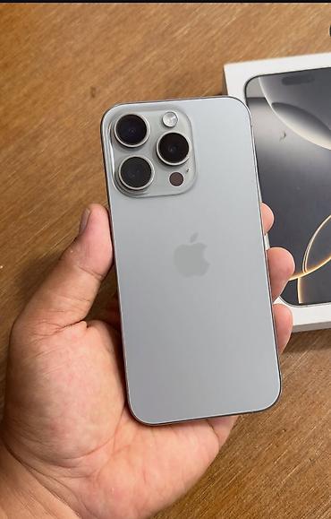 dubayski iphone 15: IPhone 15 Pro, 256 GB, Natural Titanium, Zəmanət, Simsiz şarj, Face ID — 1
