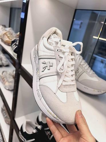 Кроссовки и спортивная обувь: Premiata Мужские-Женские кроссовки в ретро-стиле с массивной подошвой — 12