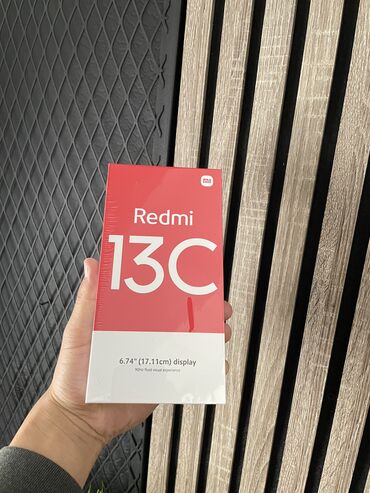 Мобильные телефоны: Xiaomi, Redmi 13C, Новый, 128 ГБ, 2 SIM