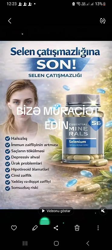 Gözəllik və sağlamlıq: Essential Minerals – ZN, MG, CA, SE kapsulları Məhsul: Orqanik — 4