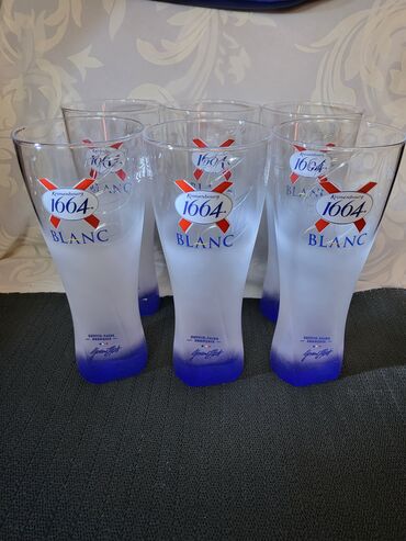 Čaše: Case nove,vintaz Kronenberg. Case za pivo,komada 6 u ceni. Cena je — 7